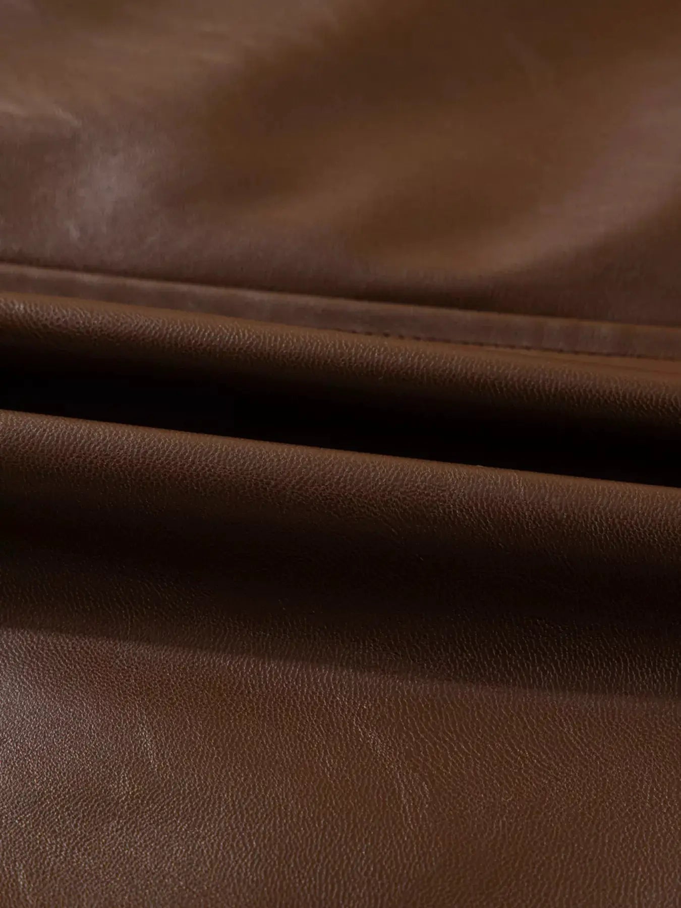 Double Flap Pocket Drawstring Hem Leather Jacket by Trendsi