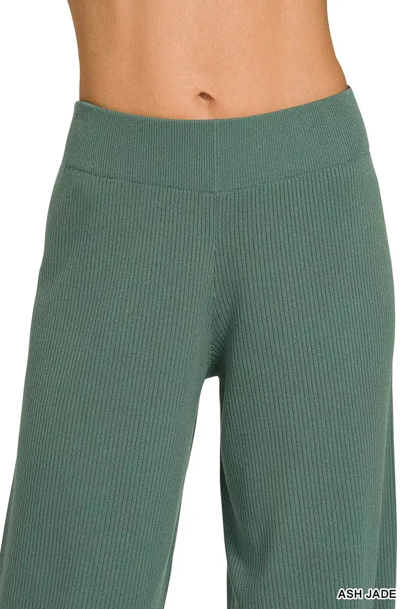 Zenana Viscose Sweater Top & Pants Set by Trendsi
