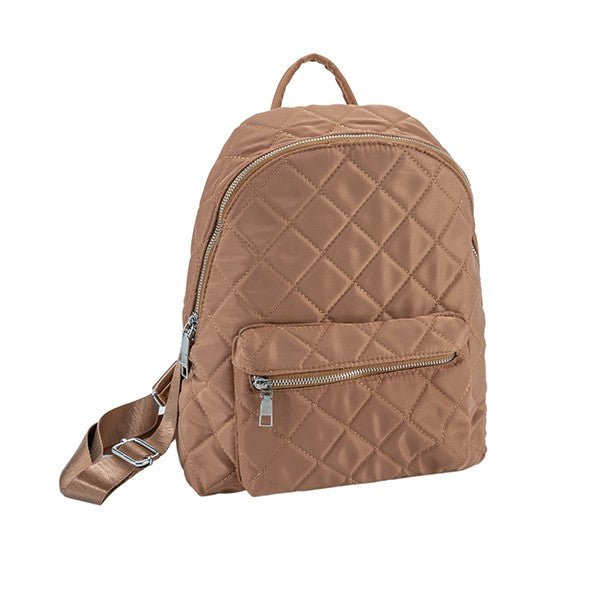 CHIC NYLON QUILTED FASHION BACKPACK - Bitsy Gypsy Boutique