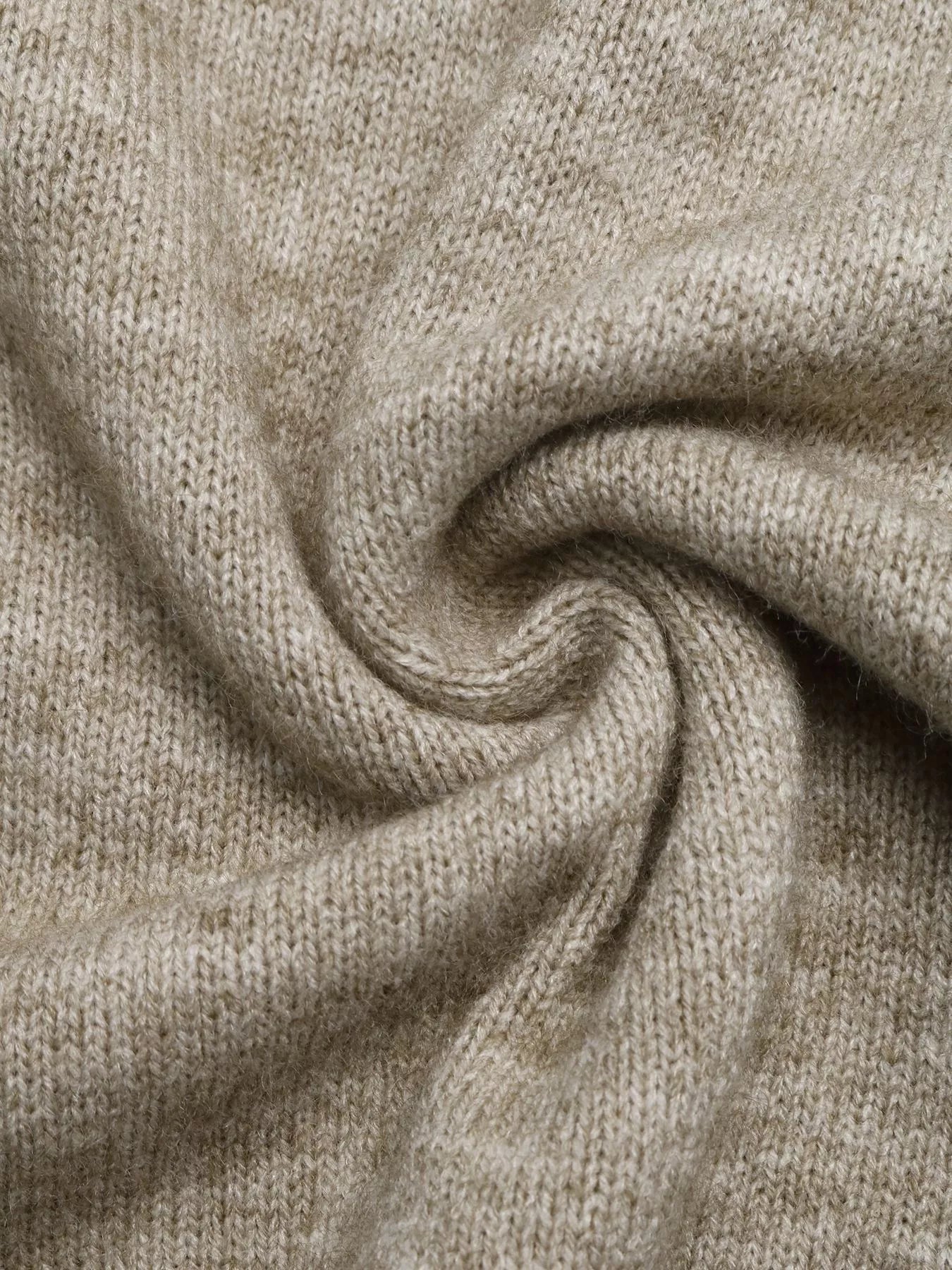 Cozy Mock Neck Sweater with Contrast Trim - Bitsy Gypsy Boutique