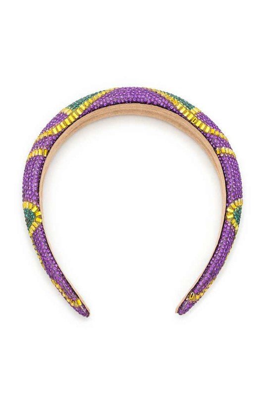 Crystal Mardi Gras Headband - Bitsy Gypsy Boutique