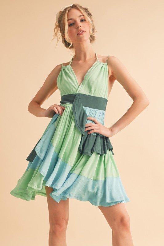 Faith Colorblock Dress - Bitsy Gypsy Boutique