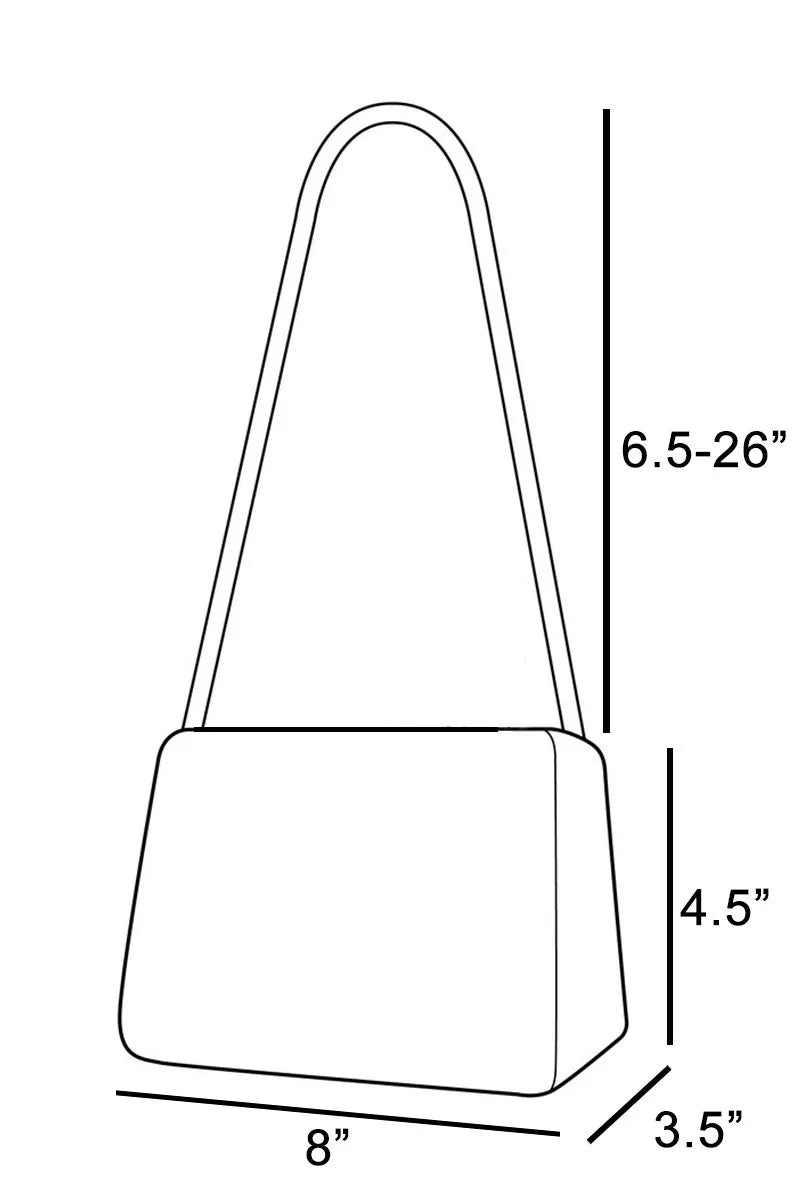 Fame Faux Leather Buckle Strap Cylinder Hand Bag - Bitsy Gypsy Boutique