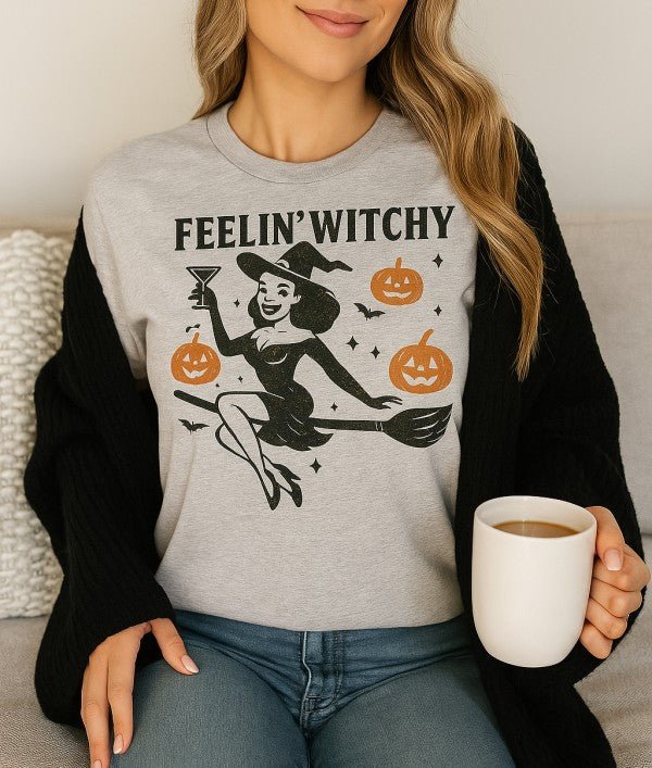 Feelin' Witchy Graphic Tee - Bitsy Gypsy Boutique