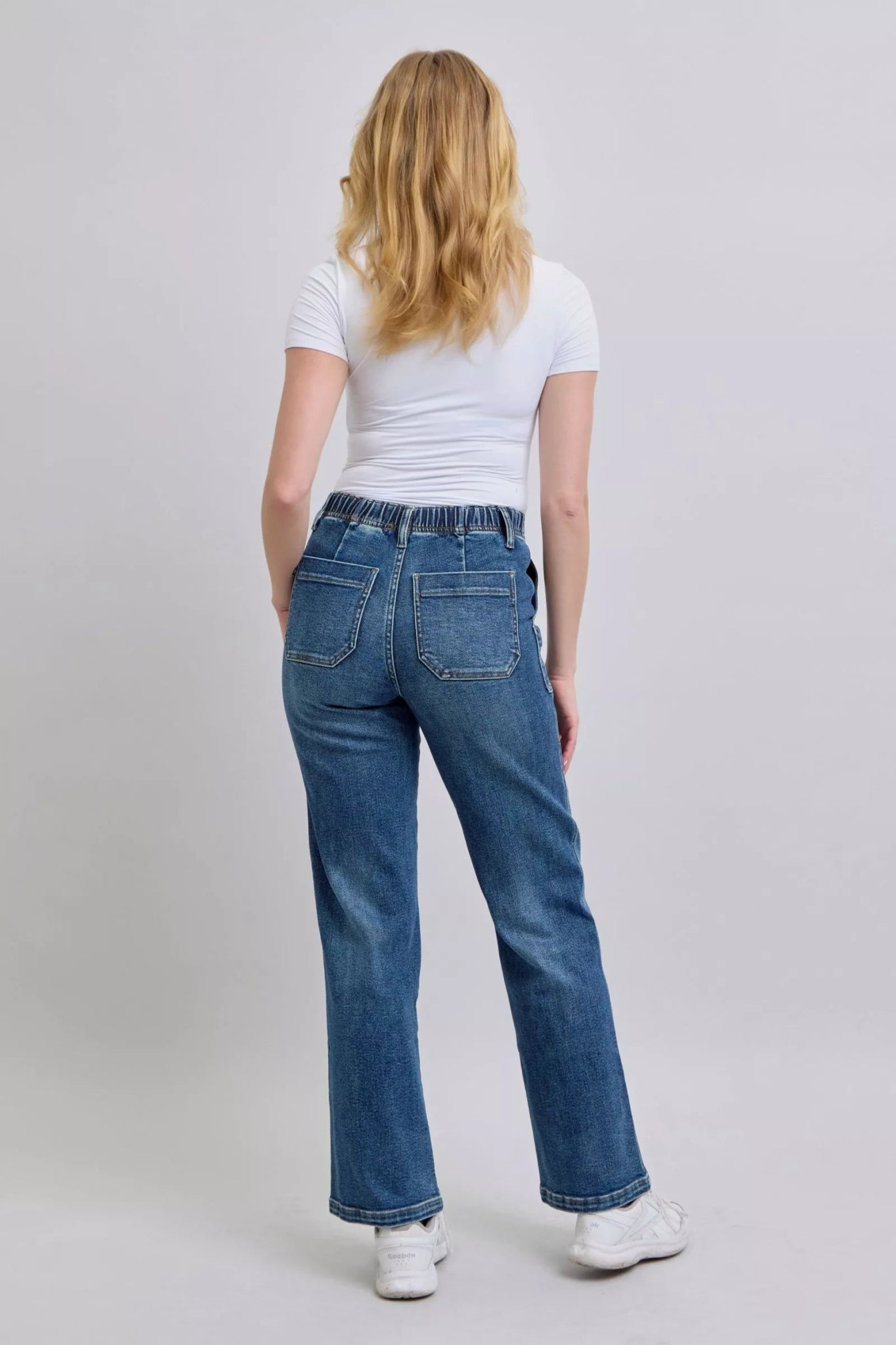 Judy Blue Drawstring Straight Jeans with Pockets - Bitsy Gypsy Boutique