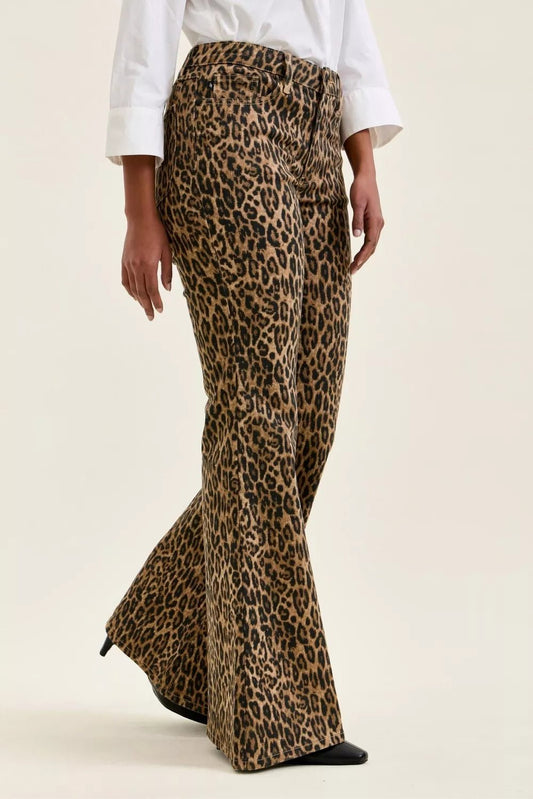 Judy Blue Mr Jaqueline Flare Print Leopard Jeans - Bitsy Gypsy Boutique