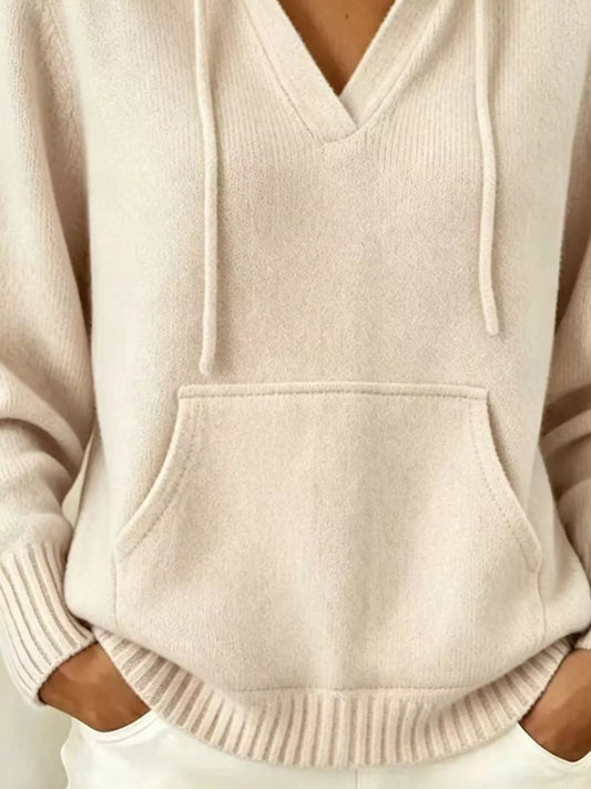 Kangaroo Pocket Hooded Sweater - Bitsy Gypsy Boutique