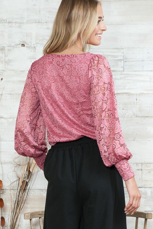 Lace Blouse - Bitsy Gypsy Boutique