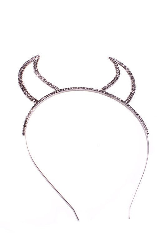 RHINESTONE DEVIL EARS HEADBAND - Bitsy Gypsy Boutique