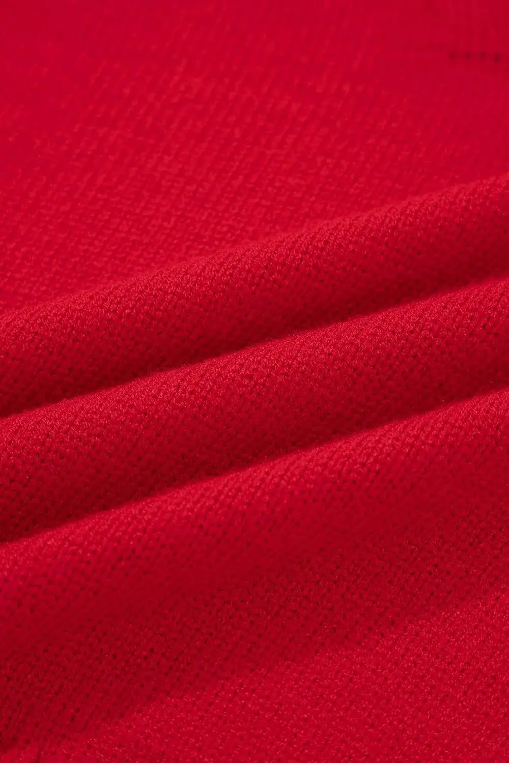 Ribbed Hem Long Sleeve Sweater by Trendsi