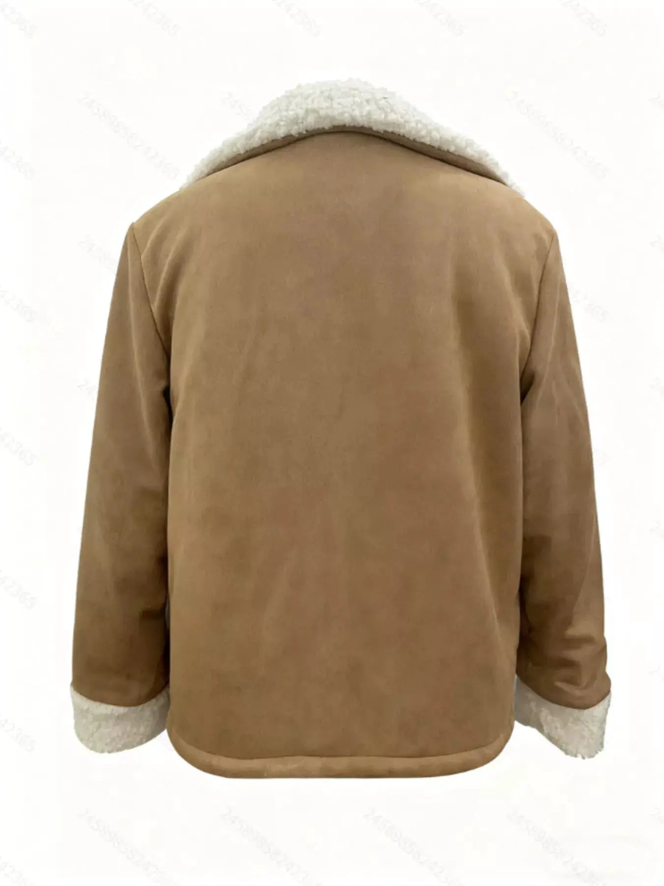 Sherpa-Lined Button Up Jacket - Bitsy Gypsy Boutique