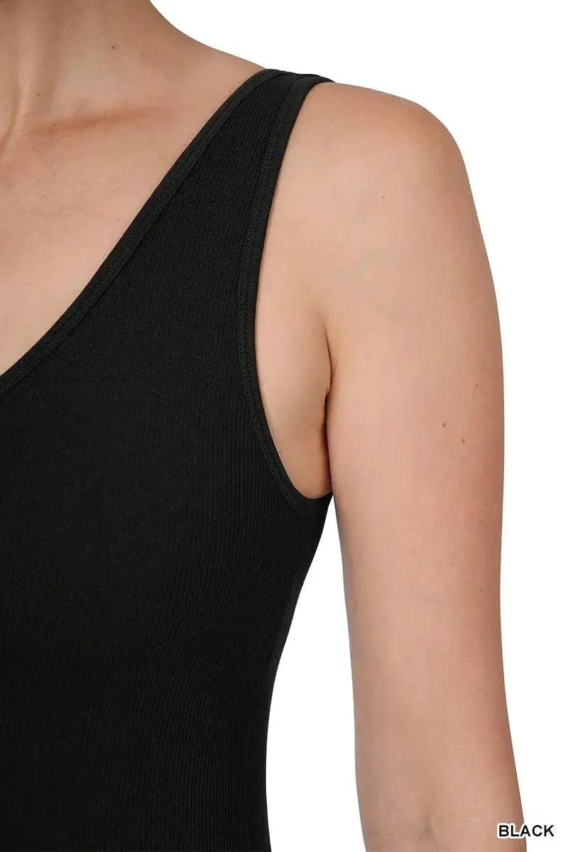 Zenana Breathable Seamless Ribbed Sports Jumpsuit by Trendsi
