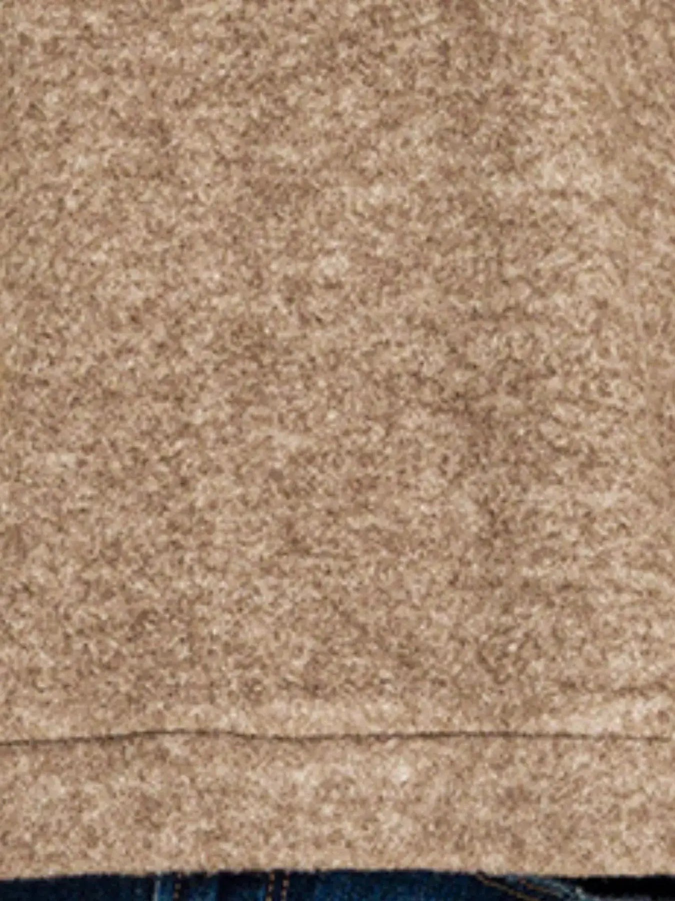 Zenana Brushed Melange Hacci Cropped Sweater by Trendsi