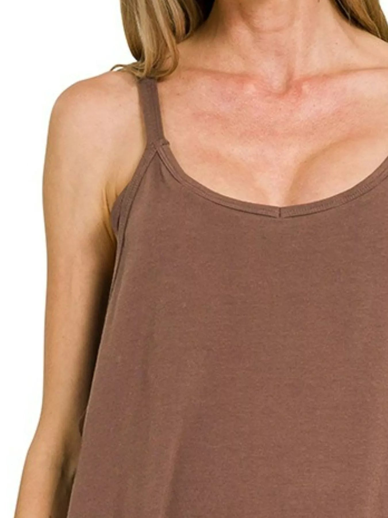 Zenana Cami Mini Dress with Built - in Romper Liner - Bitsy Gypsy Boutique