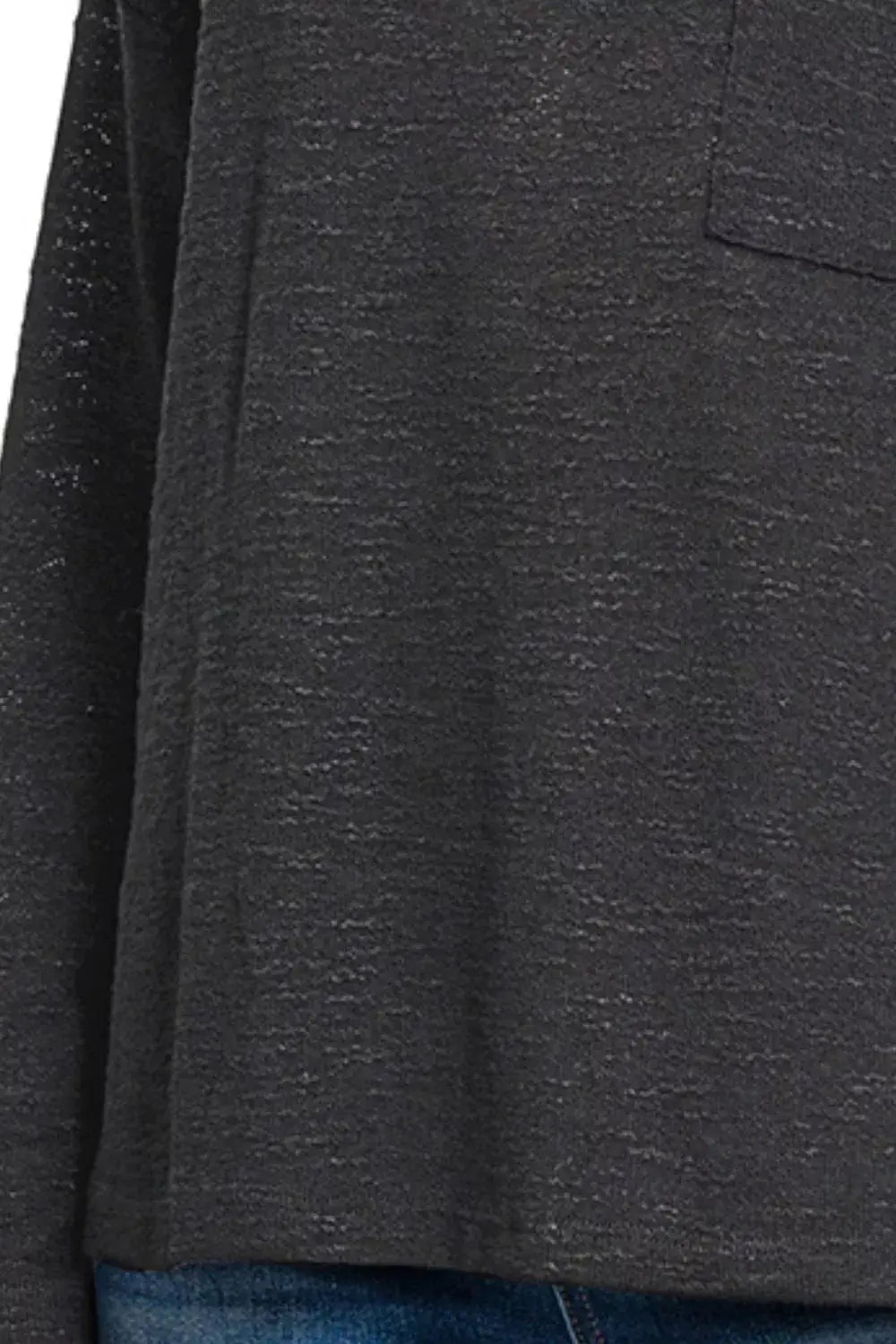 Zenana Slub Hacci Long Sleeve T-Shirt by Trendsi