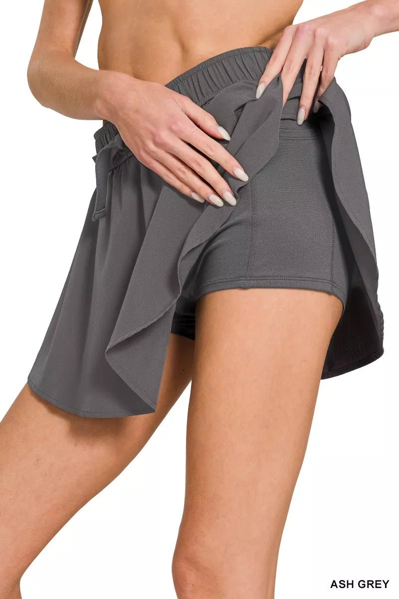 Zenana Soft Woven Active Skorts - Bitsy Gypsy Boutique