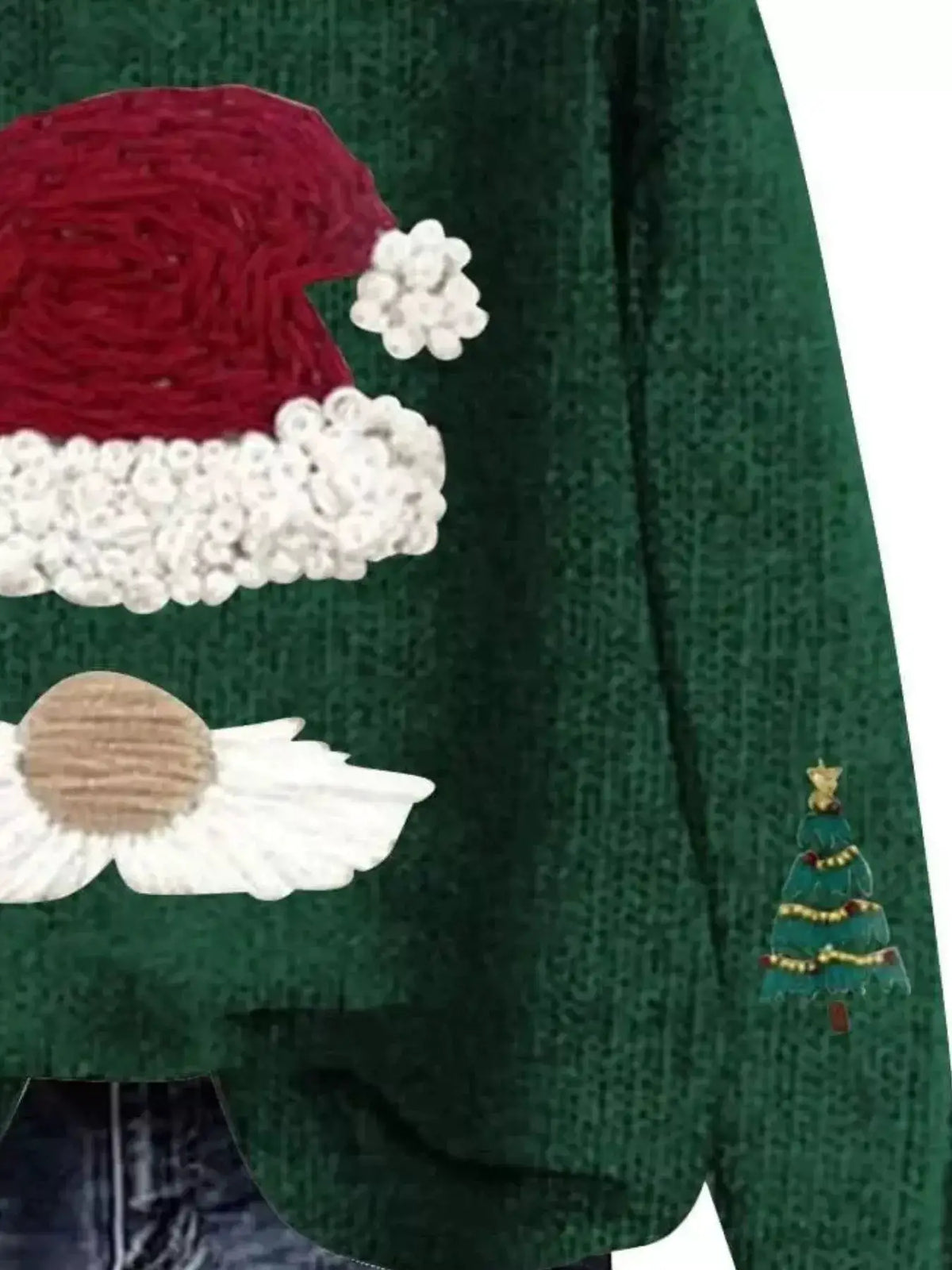 Christmas Graphic Dropped Shoulder Sweater by Trendsi