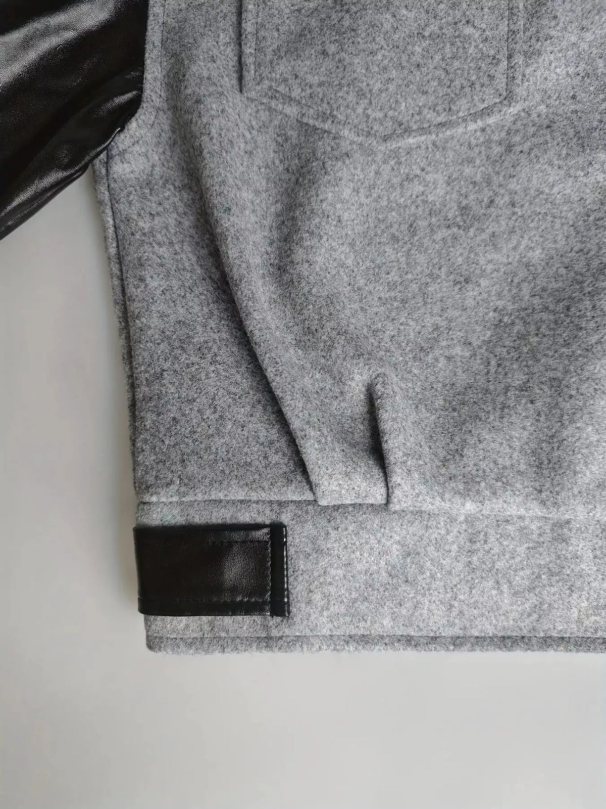 Color Block Zip-Up Jacket by Trendsi