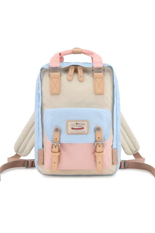 14.9 VINTAGE WATERPROOF BACKPACK - MULTI - Bitsy Gypsy Boutique