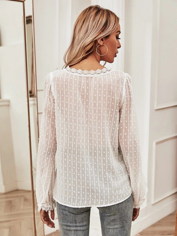 Lace Detail Blouse