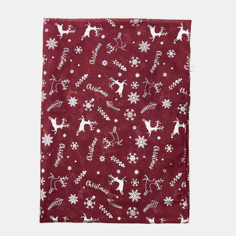 Christmas Element Polyester Scarf