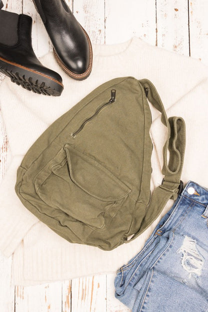 Canvas Sling Bag