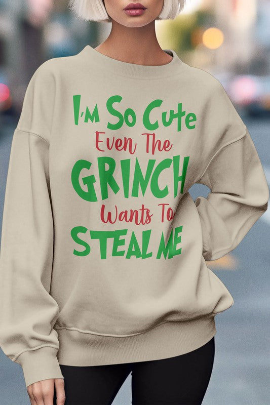 The Grinch, Christmas Graphic Sweatshirt