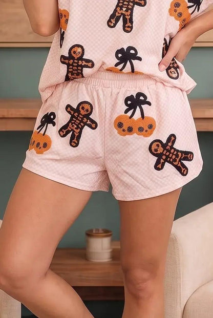 Spooky Season Sequin Lazy Day Short Set by Fantastic Fawn