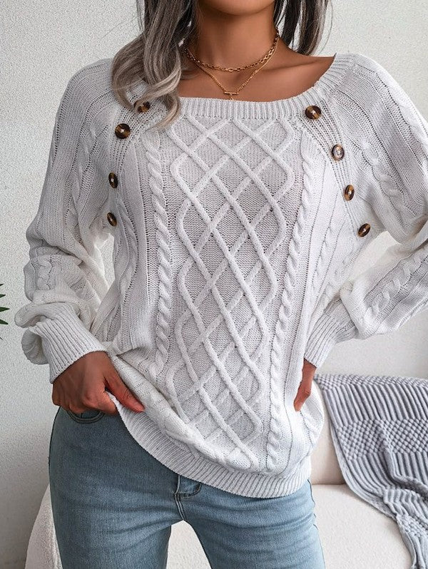 Square Neck Sweater