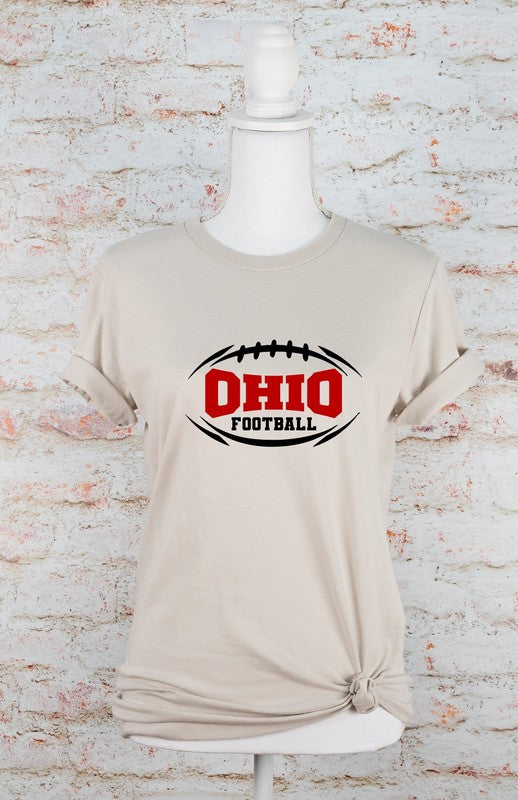 Ohio Football Bella Canvas Graphic Softstyle Tee