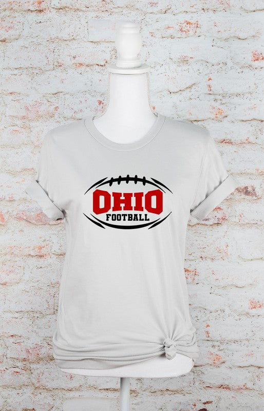 Ohio Football Bella Canvas Graphic Softstyle Tee