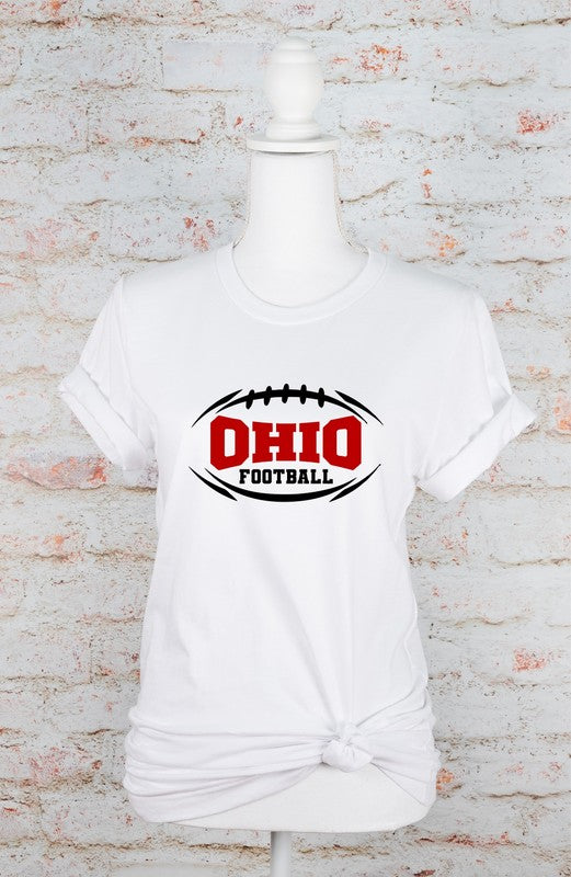 Ohio Football Bella Canvas Graphic Softstyle Tee