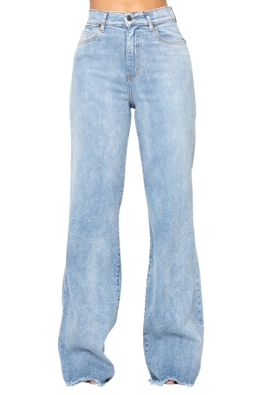 Retro Wash Wide Leg Jean