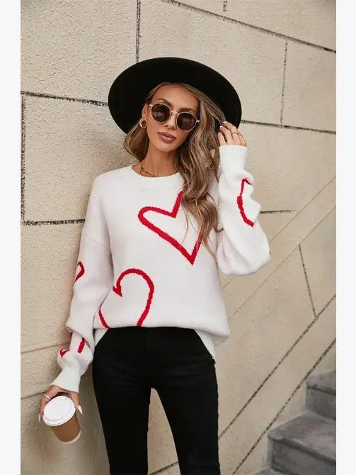 Heart sweater