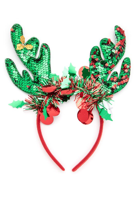 LED Light UP Christmas Headband Set