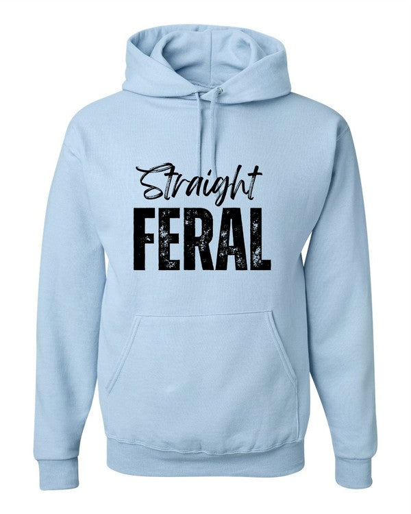 Straight Feral Graphic Hoodie