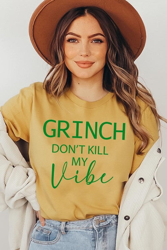 Grinch Don't Kill My Vibe Graphic Tee