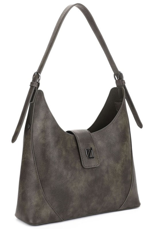 IZA CO Flap Shoulder Bag