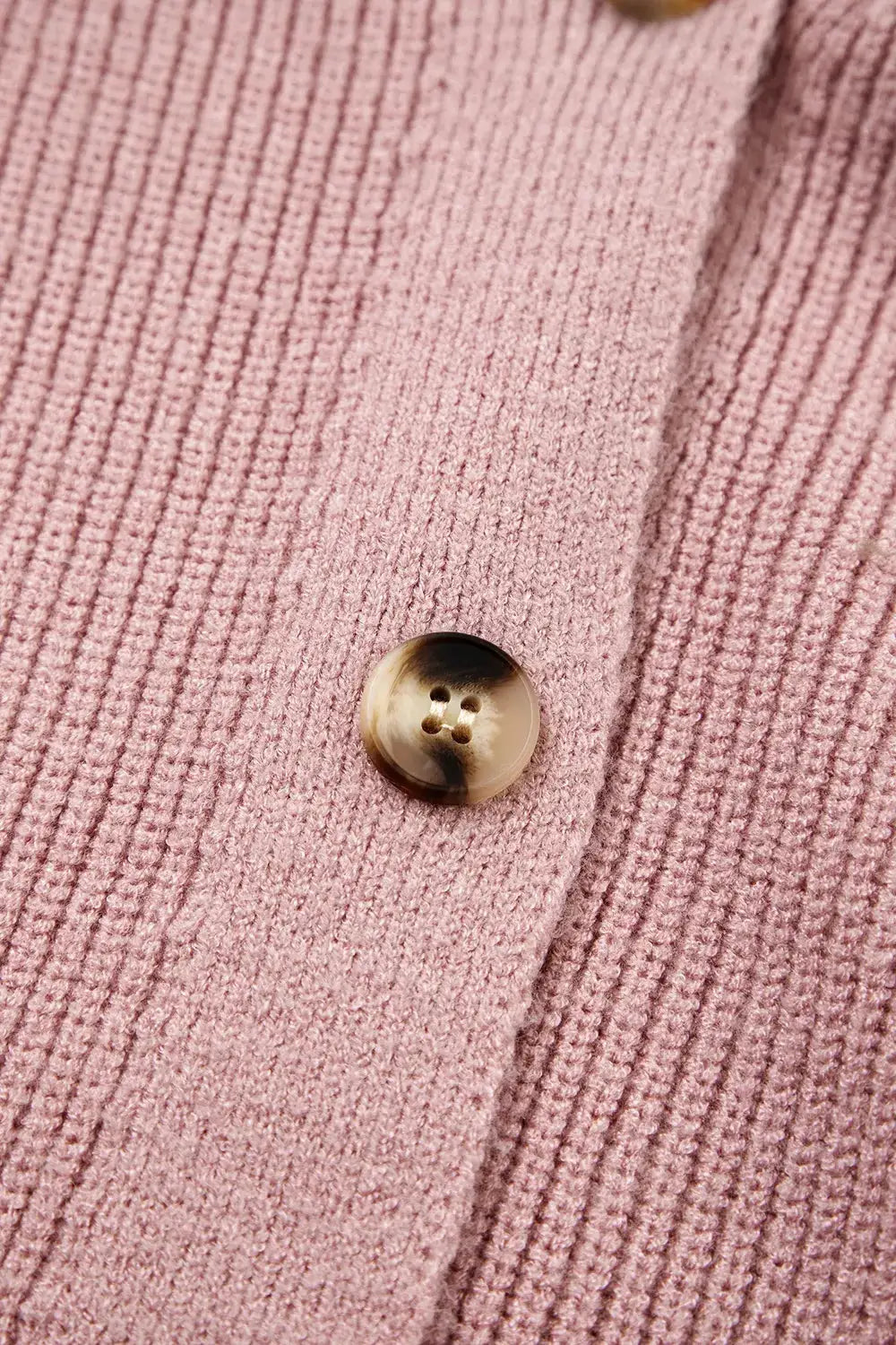 V-Neck Button-Down Cardigan by Trendsi