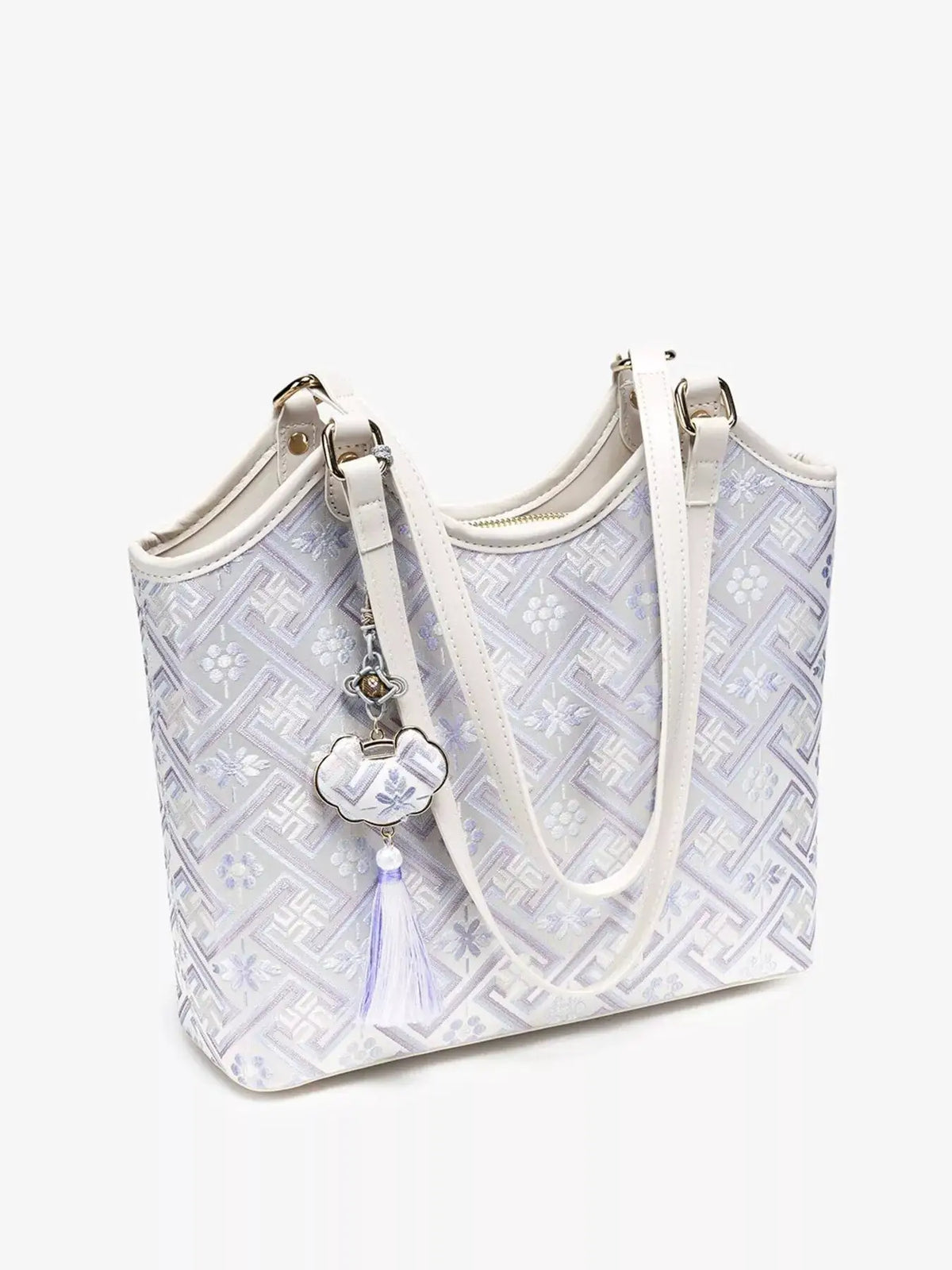 Geometric Pattern Shoulder Bag by Trendsi