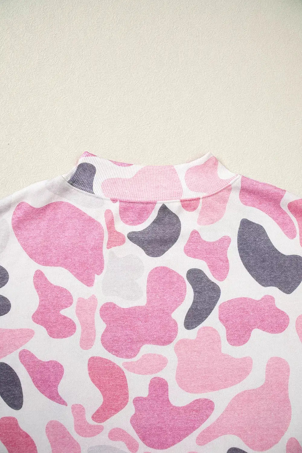 Camouflage Western Style Pullover Sweatshirt by Trendsi