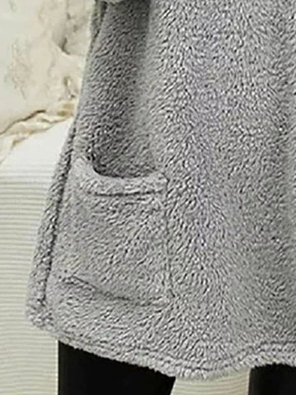 Full Size Letter Long Sleeve Fleece Sweatshirt Plus Size by Trendsi