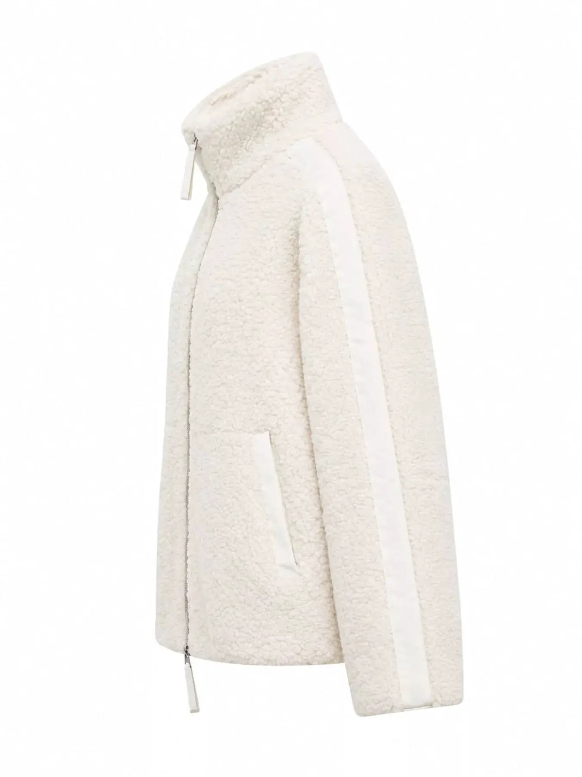 Sherpa Zip-Up Outerwear by Trendsi