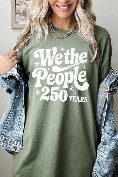 4th of July We The People 250 Tee - Bitsy Gypsy Boutique