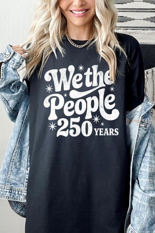 4th of July We The People 250 Tee - Bitsy Gypsy Boutique