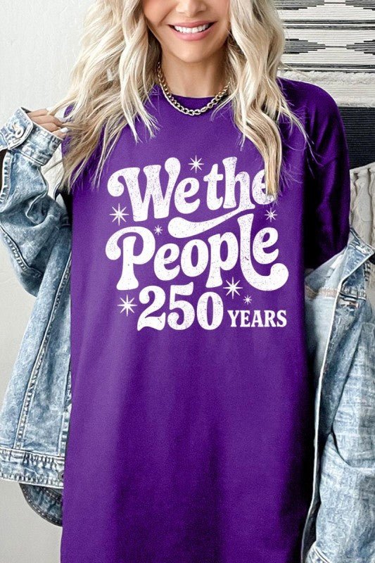 4th of July We The People 250 Tee - Bitsy Gypsy Boutique