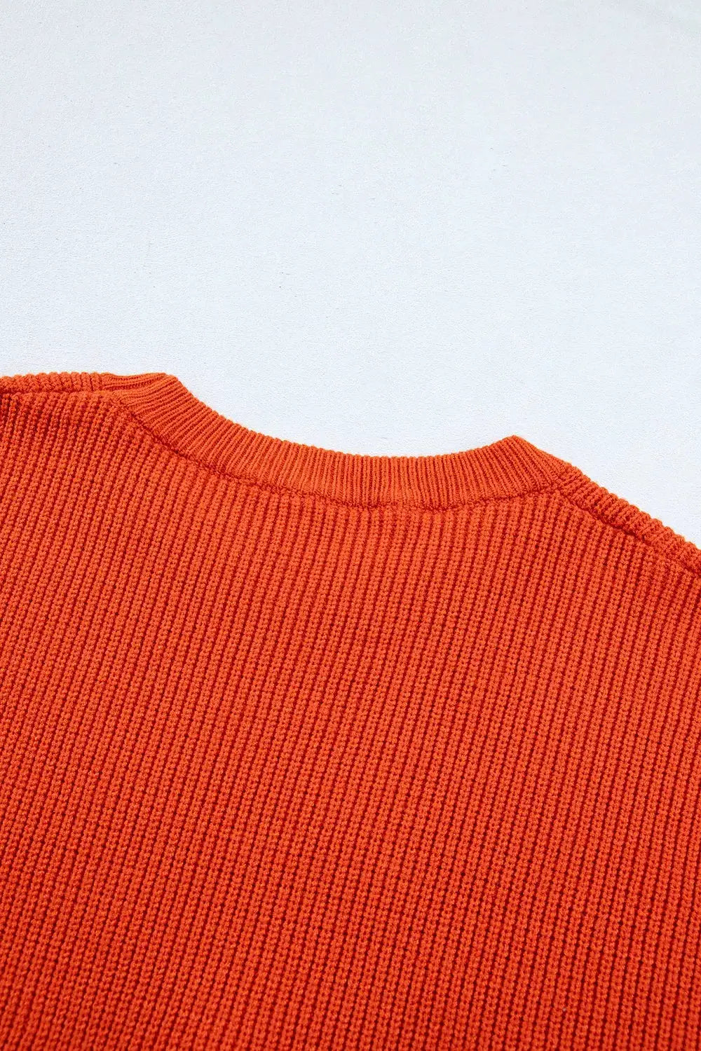 Drop Shoulder Long Sleeve Round Neck Halloween Sweater by Trendsi