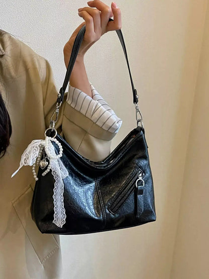 PU Leather Shoulder Bag by Trendsi