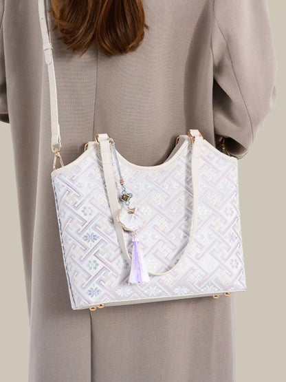 Geometric Pattern Shoulder Bag by Trendsi