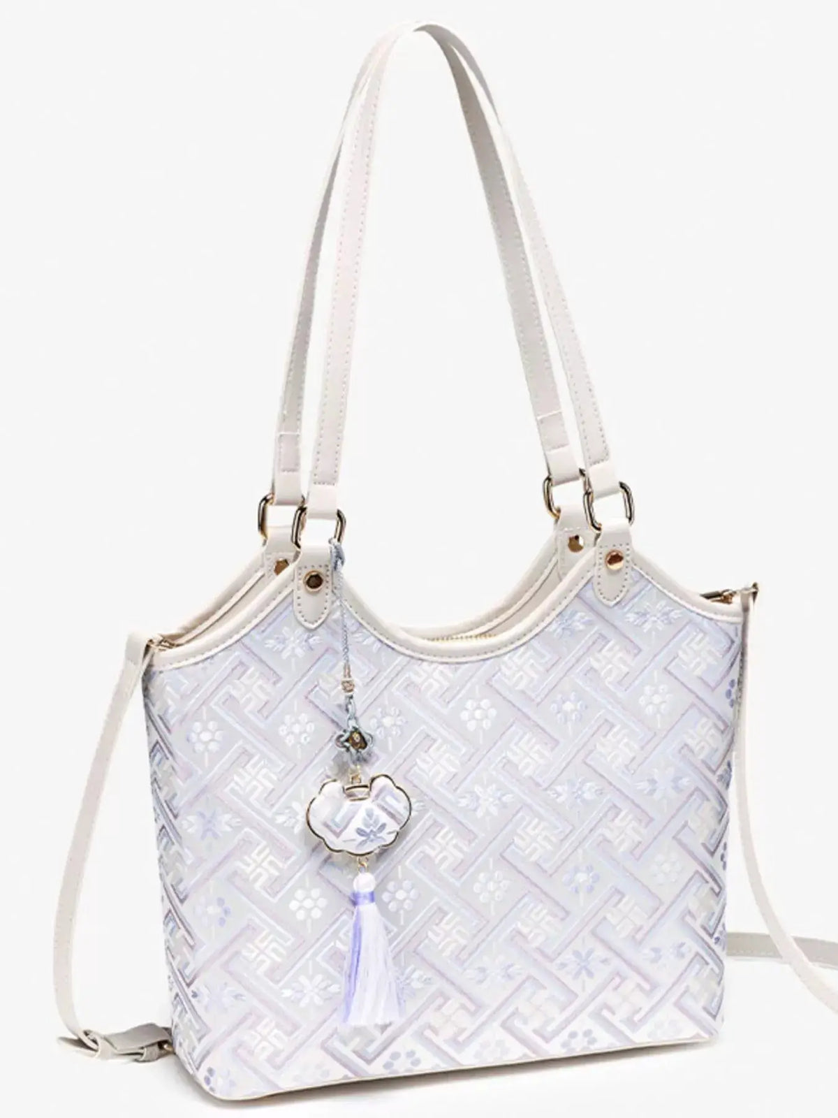 Geometric Pattern Shoulder Bag by Trendsi